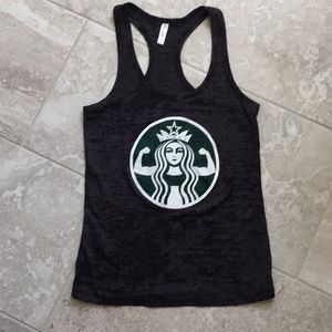 3/$15 Mark Classic Starbuck’s Racer Back Top Sz. S
